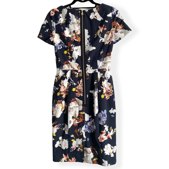 Erdem Floral Dress Designer Joyce Sheath in Size 4 - Picture 7 of 12